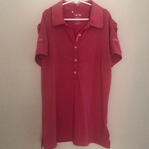 Adidas women’s golf shirt. Sz M